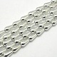 Electroplate Non-magnetic Synthetic Hematite Drop Beads Strands G-L190-07A-1