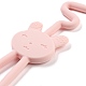 2 in 1 Silicone Baby Pacifier Holder Chains AJEW-G050-02C-3