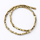 Electroplate Crystal Glass Faceted Cube Beads Strands EGLA-F013-A02-2