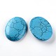 Ovales cabochons turquoises synthétiques G-I171-30x40mm-10-2