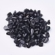 Natürliche schwarze Stein-Chip-Perlen G-K251-01-1