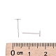 Fornituras de aretes de plata de ley X-STER-A003-103B-3