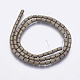 Electroplate Non-magnetic Synthetic Hematite Bead Strands G-K237-13B-1