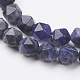 Natural Sodalite Beads Strands G-J376-65A-8mm-3