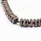 Electroplate Non-magnetic Synthetic Hematite Beads Strands G-L489-D08-2