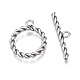 201 Stainless Steel Toggle Clasps STAS-N087-34P-1