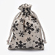 Polycotton(Polyester Cotton) Packing Pouches Drawstring Bags ABAG-T006-A16-1