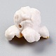 樹脂ビーズ  模造食品  ポップコーンのおもちゃ  貝殻色  15x20.5x17.5mm  穴：2mm RESI-O009-16B-3