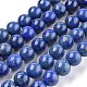 Naturales lapis lazuli de hebras de abalorios G-G953-01-10mm-3
