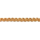 細線細工の段ボールレースリボン  波形  衣料品用  家の装飾  オレンジ  3/8インチ（9~10mm） OCOR-H105-03-3