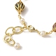 Bracelets à maillons ronds en perles naturelles et pierres mélangées BJEW-C051-33G-3