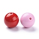 Perles de boule en acrylique solide bubblegum chunky X-SACR-R812-20mm-M-4