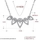 925 Sterling Silver Pendant Necklaces NJEW-BB30173-6