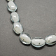 Perles en verre d'argent feuille manuelles FOIL-R062-11-2