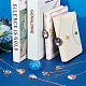 PH PandaHall 8pcs Enamel Astronaut Bookmark AJEW-PH0004-34-5