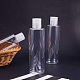 Benecreat 24 Packung 1 Unzen Plastikflaschen für Haustiere Klare nachfüllbare Flaschen mit Pressscheiben-Flip-Cap für Shampoo MRMJ-BC0001-61-6