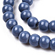 Painted Glass Beads Strands X-DGLA-S071-4mm-B45-2