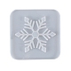 Moldes de silicona de la estera de la taza del copo de nieve de navidad DIY-K017-13-6