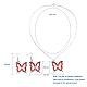 Boucles d'oreilles en verre et pendentif collier ensembles de bijoux SJEW-JS01076-3