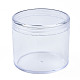 カラムポリスチレンビーズ貯蔵容器  ジュエリービーズ用小さなアクセサリー  透明  6.9x5.9cm  内径：6.2のCM CON-N011-028-4