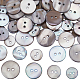 80 pieza de 4 estilos de botones de concha&nbsp;FIND-BBC0015-95B-1