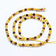 Perles d'ambre naturel brins G-P336-16-4mm-2