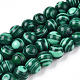 Chapelets de perles en malachite synthétique G-Q462-57-6mm-1