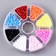 8 colores pe diy melty beads fusible tubo abalorios recambios DIY-N002-016-3