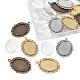 Kit de fabrication de pendentif dôme ovale vierge DIY-FS0005-20-3
