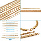 Bracelets avec chaînes en 304 acier inoxydable STAS-TA0004-58-10