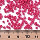 Baking Paint Glass Seed Beads SEED-S001-K5-3