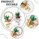 GORGECRAFT 2 Colors Christmas Tree Jingle Bell Ornament Metal Pine Berry Pinecones Bell Bow Door Hanger Hanging Pendant Bell with Rope Ring for Indoor Outdoor Xmas Home Sleigh Decor Gold White HJEW-GF0001-34-6
