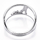 304 anillo ajustable para zapatos de tacón de acero inoxidable para mujer. RJEW-T027-07P-4