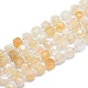 Chapelets de perles de citrine naturelle G-L552D-10B-1