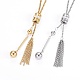 304 Stainless Steel Pendant Necklaces NJEW-F234-02M-1