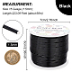 BENECREAT 15 Gauge (1.5mm) Aluminum Wire 220FT (68m) Anodized Jewelry Craft Making Beading Floral Colored Aluminum Craft Wire - Black AW-BC0001-1.5mm-09-2