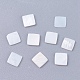 シェルカボション  正方形  雪  4.8x4.8x0.2~0.5mm SHEL-K001-02B-3