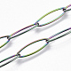 Revestimiento iónico (ip) 304 cadenas de clips de acero inoxidable CHS-S006-JN958-3-1