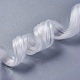 ファッション女性のヘアアクセサリー  鉄のスナップヘアクリップ  化学繊維カラフルなかつらを使って  ホワイト  50x3.25cm PHAR-TAC0001-025-2
