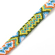 Adjustable Cotton Braided Cord Bracelets BJEW-A110-M-4