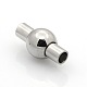 304 Stainless Steel Smooth Surface Magnetic Clasps Fit 2.5mm Cords STAS-O042-05-3