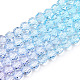 Chapelets de perles en verre transparente   X-GLAA-E036-07Q-2