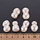 Perlas de perlas naturales keshi PEAR-N020-O01-5