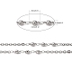 3.28 pies 304 cadenas rolo decorativas de acero inoxidable X-CHS-E001-03P-2