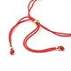 Perline di perle bracciali con cordino in filo di nylon regolabile BJEW-JB06397-01-5