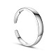 SHEGRACE Rhodium Plated 925 Sterling Silver Cuff Rings JR232A-1