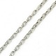 Trendy Unisex 304 Stainless Steel Box Chain Necklaces X-NJEW-L043-01P-2
