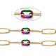 Handmade Brass Paperclip Chains CHC-H102-13G-B-2