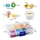 Набор для изготовления браслета из разноцветных прозрачных бусин своими руками DIY-YW0005-45-6