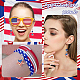 Sunnyclue 1 scatola ciondoli bandiera americana ciondoli patriottici giorno dell'indipendenza usa stelle e strisce fascino 4 luglio smalto stella fascini per la creazione di gioielli orecchino di fascino braccialetto collana portachiavi artigianato fai da te ENAM-SC0003-15-5